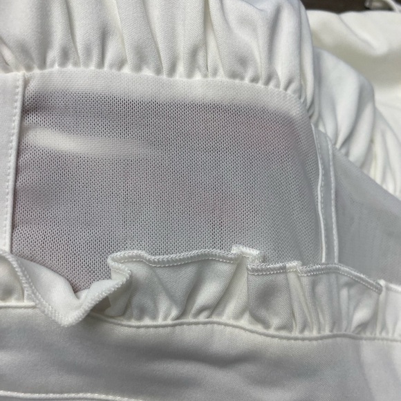 Off white Spaghetti Straps Shear Waist Jumpsuit Romper Plus Size 4X(20-22) - Picture 7 of 15